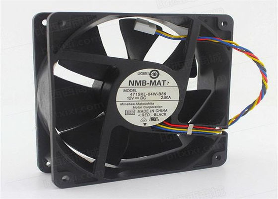 তাপ অপচয় খনির রিগ কুলিং ফ্যান 2.4W 50000Hrs 3000 Rpm কেস ফ্যান