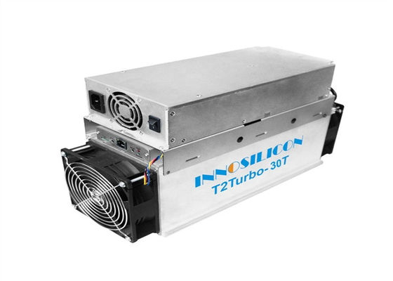2200W Innosilicon T2T 30TH/S খনি ব্যবহৃত বিটকয়েন আসিক মাইনিং মেশিন